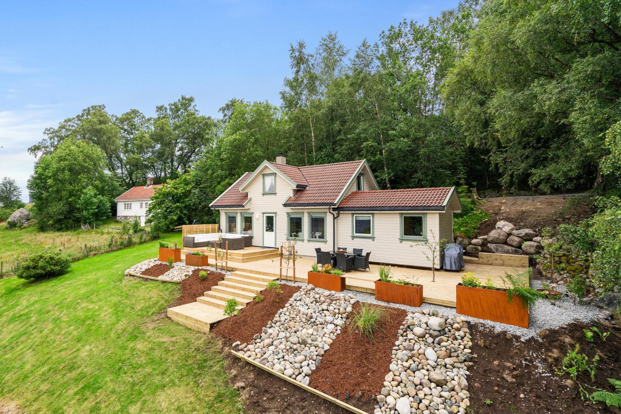 Beautiful Beach Line Cabin With Sauna Near Pulpit Rock Villa Forsand Exterior photo